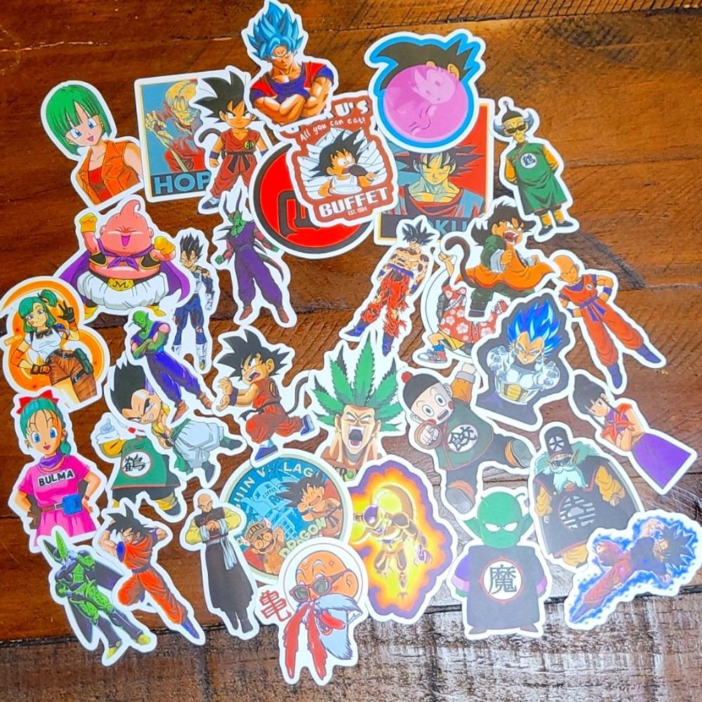 💍 DRAGON BALL Z (10) anime stickers